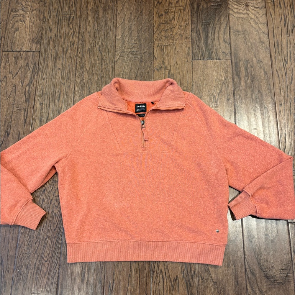 Women’s PRANA 1/4 Zip Pullover Cropped Sweatshirt Size Small